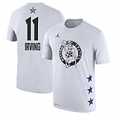 Celtics 11 Kyrie Irving White 2019 NBA All Star Game Men's T Shirt,baseball caps,new era cap wholesale,wholesale hats